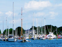 Village Dock at Wickford RI by Susan Savad