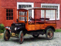 Model T Station Wagon by Susan Savad