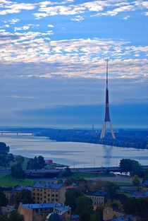 Riga from above... 1 von loewenherz-artwork