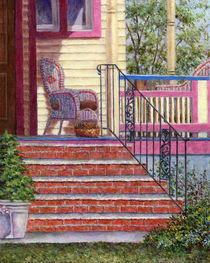 Porch with Basket by Susan Savad