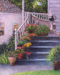 Porch with Watering Cans von Susan Savad