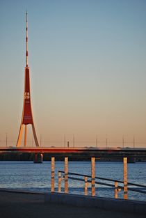 Abendstimmung an der Daugava... 2 von loewenherz-artwork