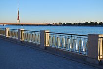 Abendstimmung an der Daugava... 1 von loewenherz-artwork