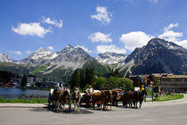 Kutschfahrt am Obersee in Arosa by Gerhard Köhler