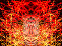 Lightpainting Abstract Symmetry UFA Prints #10 von John Williams