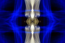 Lightpainting Abstract Symmetry UFA Prints #14 by John Williams