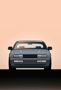 Modern Euro Icons Series Vw Corrado Vr6 by monkeycrisisonmars