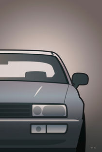 Modern Euro Icons Series Vw Corrado Vr6 (Split) by monkeycrisisonmars