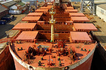 Deck of Gypsum Integrity, Falmouth Docks von Rod Johnson