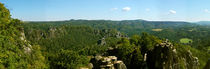 Panorama of the Elbe sandstone mountains von Peter-André Sobota