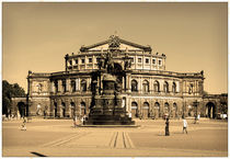 Dresden Semperopera at Theater Square von Peter-André Sobota