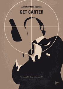 No557 My Get Carter minimal movie poster von chungkong