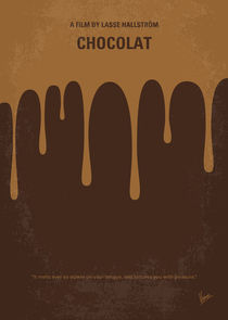 No567 My Chocolat minimal movie poster von chungkong