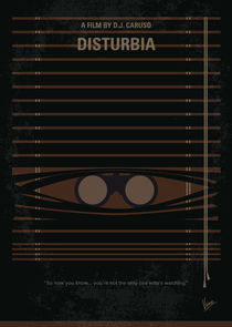 No457 My Disturbia minimal movie poster von chungkong