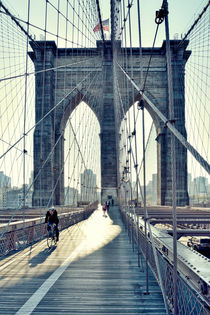 Brooklyn Bridge New York City, Manhattan by Thomas Schaefer