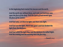 Genesis 1 1-5 In the Beginning by Susan Savad