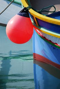 fisherboats in Marsaxlokk... 6 von loewenherz-artwork