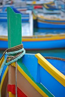 fisherboats in Marsaxlokk, Malta... 7 von loewenherz-artwork