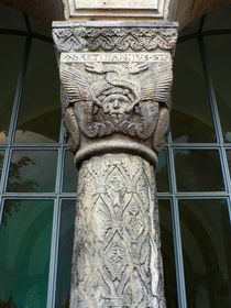 Säule der Domvorhalle zu Goslar von Sabine Radtke
