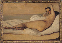 The Roman Odalisque  by Jean Baptiste Camille Corot