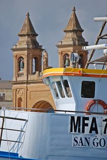 ship and church... by loewenherz-artwork