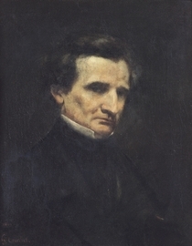 Hector Berlioz  von Gustave Courbet