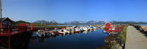 Bootshafen Panorama by Gerhard Albicker