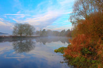 Herbstmorgen an der Ruhr 3 von Bernhard Kaiser