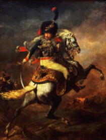 Officer of the Hussars von Theodore Gericault