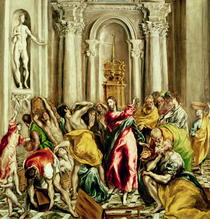 Jesus Driving the Merchants from the Temple von El Greco