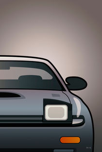 Modern Japanese Icons Series Toyota Celica  GT-Four All-Trac Turbo ST185 (Split) von monkeycrisisonmars