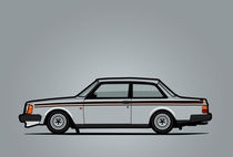 Volvo 242 GT 200 Series Coupe von monkeycrisisonmars