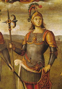 Horatius Cocles, from the Sala dell`Udienza by Pietro Perugino