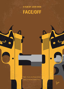 No576 My Face Off minimal movie poster von chungkong