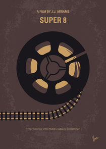 No578 My Super 8 minimal movie poster von chungkong