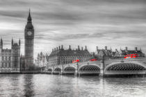 Westminster Bridge and Big Ben von David Pyatt