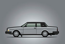 Volvo 262C Bertone Brick Coupe 200 Series Silver von monkeycrisisonmars