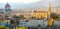 Florence panoramic view, Firenze, Tuscany, Italy von Tania Lerro