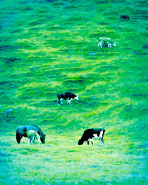 Vertical Grassland von GabeZ Art