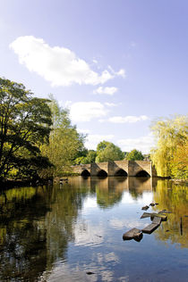 Bakewell Bridge, Over the River Wye by Rod Johnson