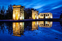 The Temple of Debod Madrid - El Templo de Debod by ebjofrie