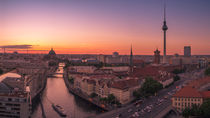 Panorama Berlin von oben von Franziska Mohr