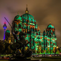 Festival of Lights - Fernsehturm und Dom von Franziska Mohr