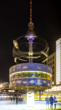 Fernsehturm mit Weltzeituhr von Franziska Mohr