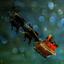 SANTA flys over von urs-foto-art