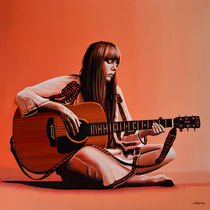 Joni Mitchell painting by Paul Meijering