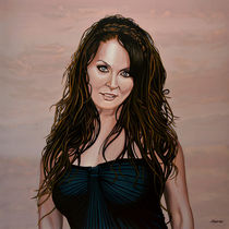 Sarah Brightman painting by Paul Meijering