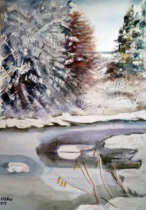 Winterlandschaft von Irina Usova