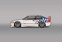 BMW 3 Series E36 M3 GTR Coupe Touring Car von monkeycrisisonmars