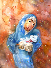 The Nativity According To Mary and Benjamin Butterscotch von Miki de Goodaboom